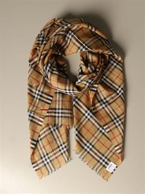 burberry check cotton scarf|Burberry Check scarf sale.